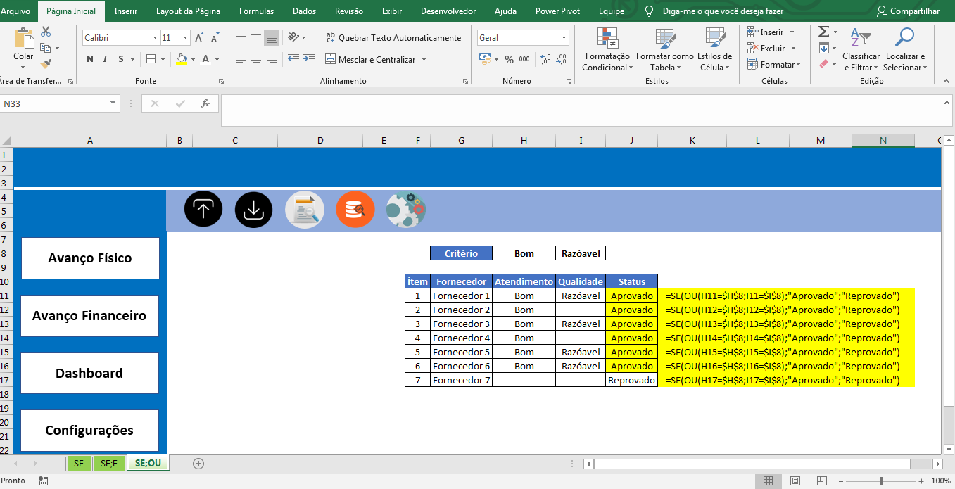 Como Usar a Função SE no Excel de Forma Fácil-Função SE (Ex 3)