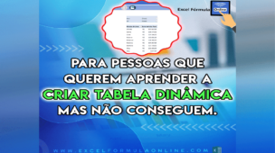 tabela dinâmica no excel