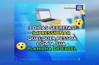 Planilha do Excel – 3 INCRÍVEL Formas de deixar com cara de software!