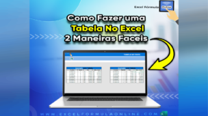 Como Fazer uma Tabela no Excel